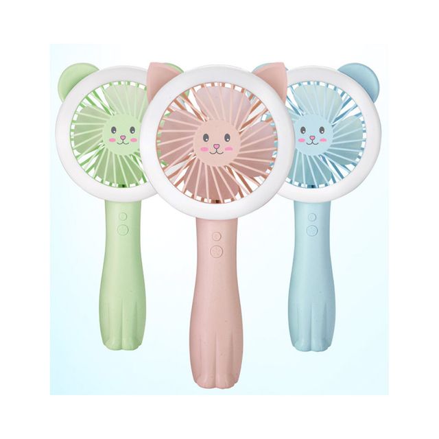 휴대용 LED 선풍기 손풍기 캠핑용, 여름 야외 휴대 팬