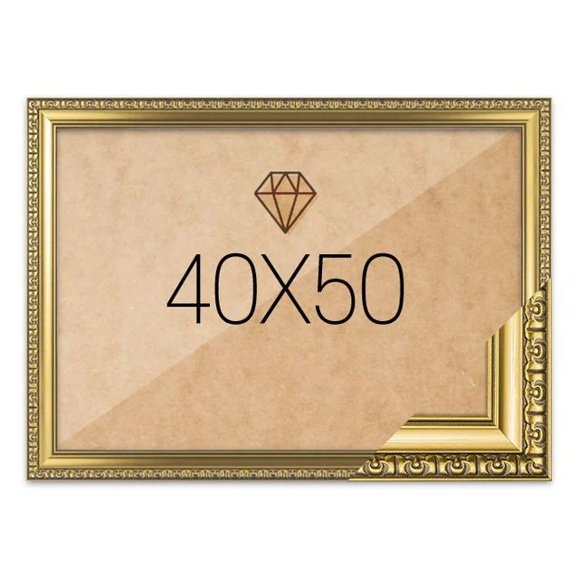 보석십자수액자 40x50 고급형 댄디골드 벽걸이 인테리어액자