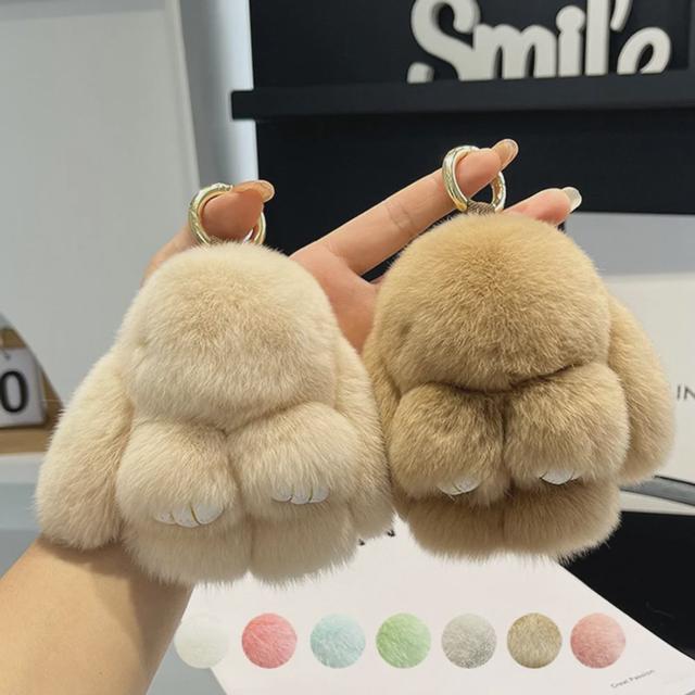 토끼 인형 열쇠고리 키링 귀여운 가방 악세서리 10cm