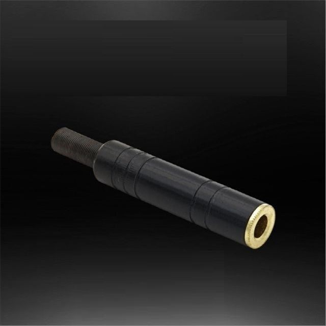모노 6.3mm 커넥터 메탈 블랙 제작용 AV젠더