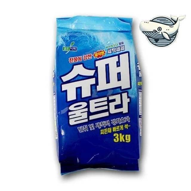 강력 세탁세제 3kg 찌든때제거 탈취효과 우수
