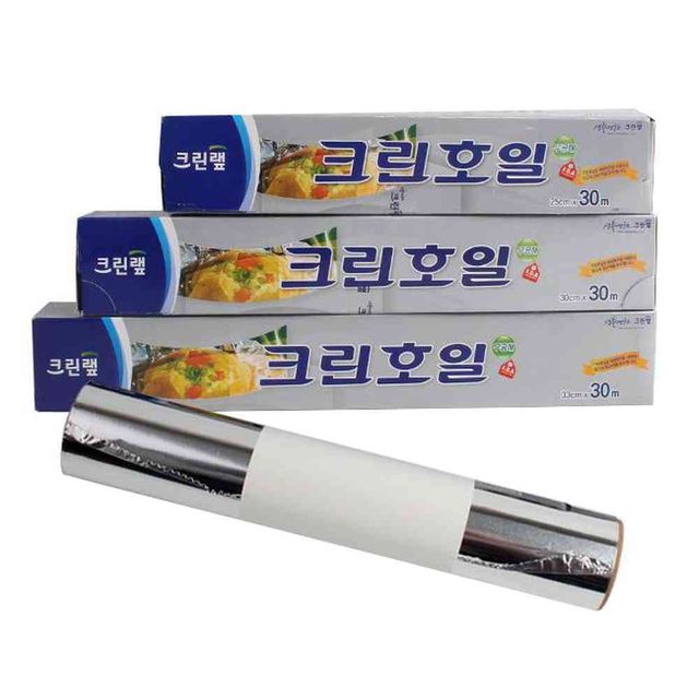 원포 크린호일 15미크론 30M 알루미늄호일 식당용호일 키친호일