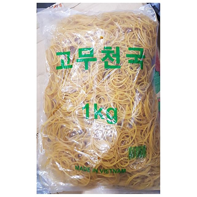 매장 고무줄 5cm 천국 1kg x4개 고무 밴드 일회용