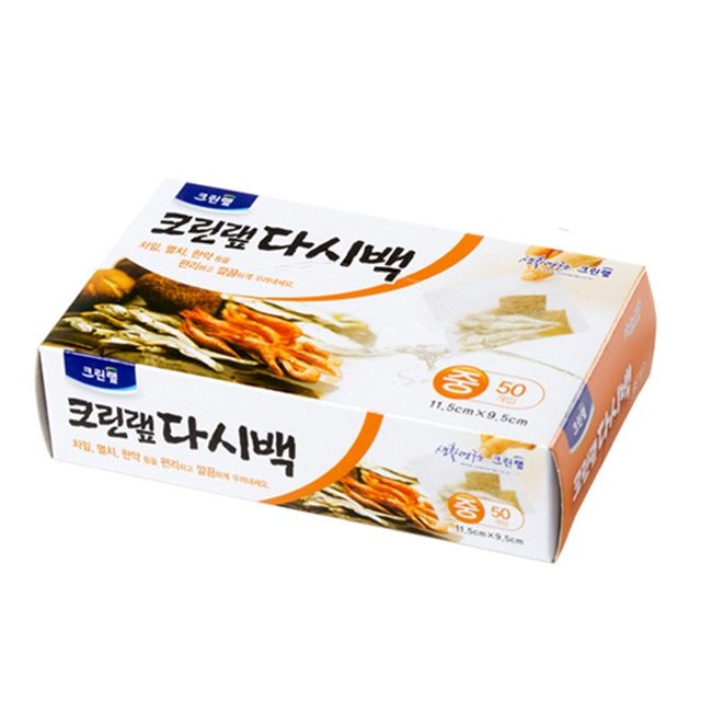 크린랩 거름망 국물팩 공티백 주머니 다시백 중형 50개 - 요리 필수품