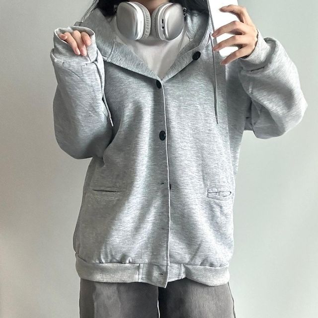 유스흐자켓 캐주얼 포켓 버튼 데일리 오버핏 심플 루즈핏 패딩 패딩점퍼 야상 티숙 집업 코트 점퍼 트레이