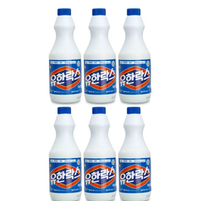 표백제 잔여물제거제 레귤러 유한락스 1L 대용량표백제 세탁용제