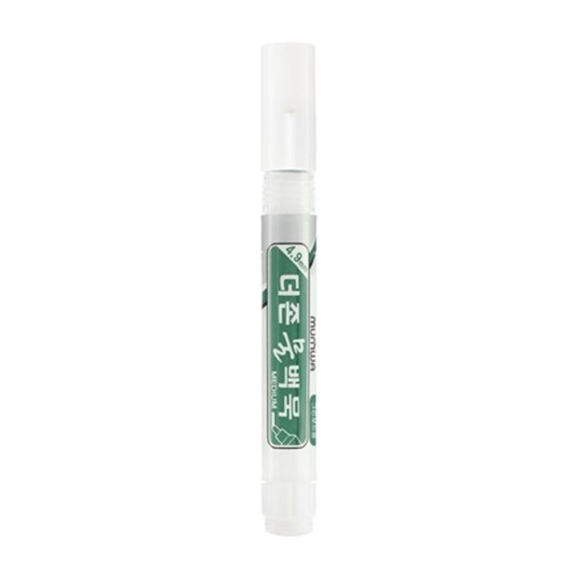 혜명몰 문화연필 더존물백묵펜 백색 / 그린보드용/4.9mm - 개 (1개입) 초크펜 워터초크 매직펜 액체분필 칠