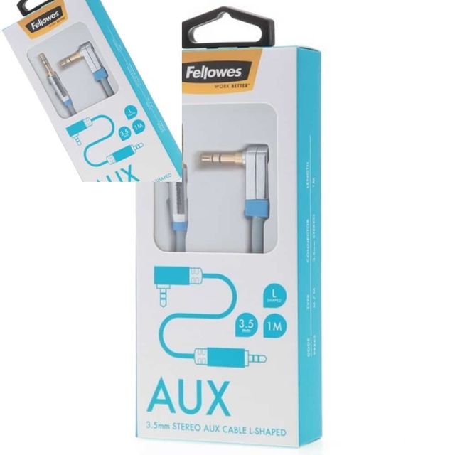 3.5mm AUX 케이블 ㄱ자형 1M 오디오케이블 AV케이블 오디오연결케이블 오디오스피커선