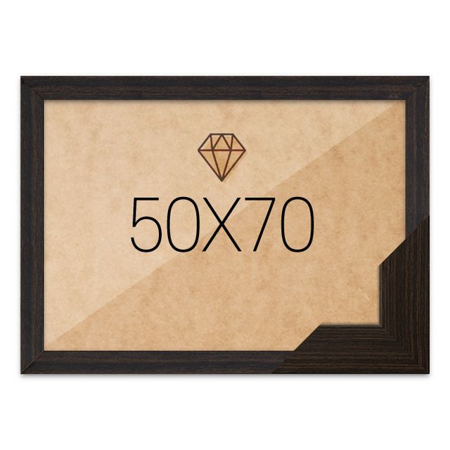 보석십자수액자 50x70 고급형 우드 월넛