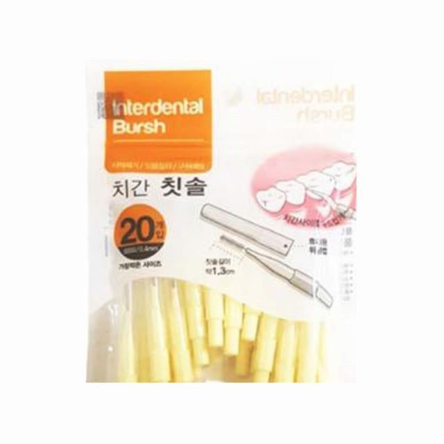 20P 임플란트칫솔 I타입 0.4mm 캡형 치간칫솔