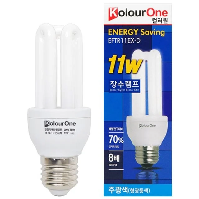 장수램프 전구 11W EL11EX-D(주광색)