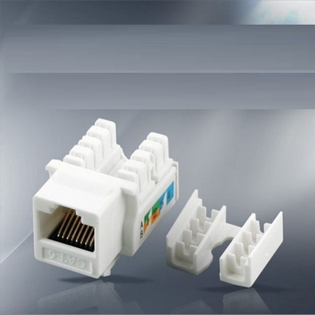 키스톤잭- CAT6 백색 LAN RJ45 제작용