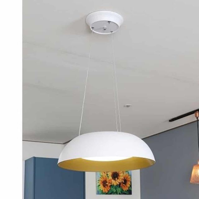 LED 팬던트 화이트 인테리어펜던트등 카페천장등