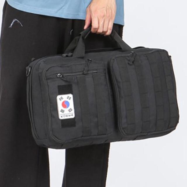 서바이벌 택티컬 메신저백 검정 밀리터리 백팩