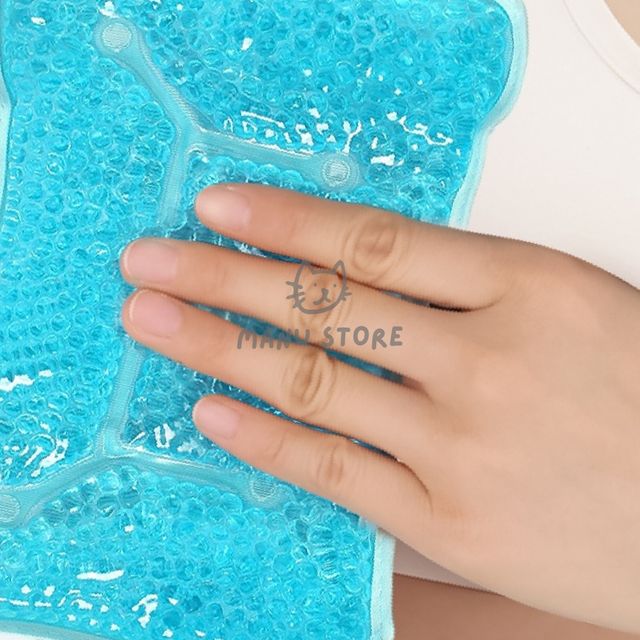 복부찜질팩 복부찜질기 올바디 냉온 찜질팩 블루