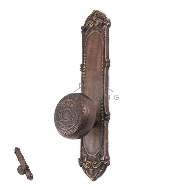 엔틱손잡이 장식장손잡이 주물판손잡이 크라운 230mm