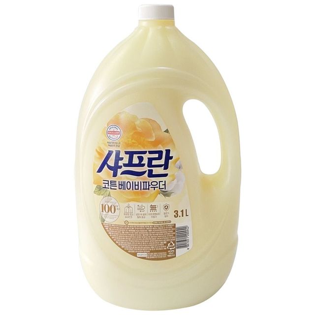 코튼 향 섬유유연제 대용량 3100ml 파우더 향기