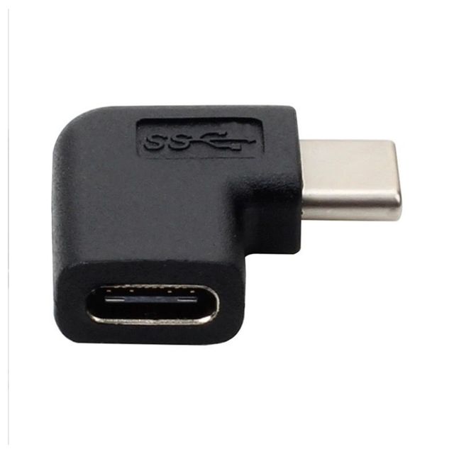 USB C타입 좌향 우향꺾임 연장젠더 T-CMCFL