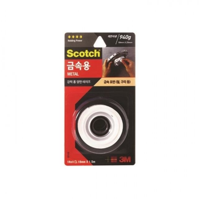3M양면테이프ST115 강력금속용폼 초강력테이프 스카치
