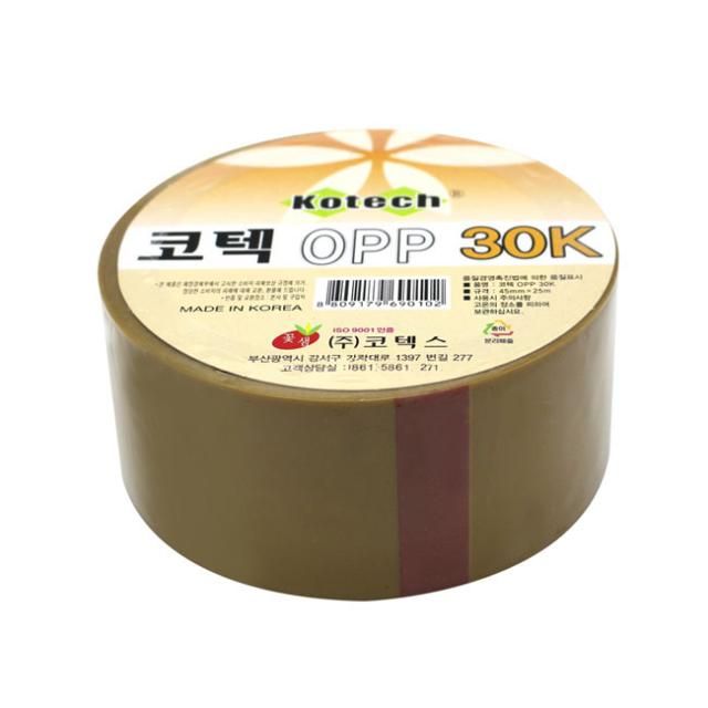 사무용 OPP 갈색 테이프30호 베이 W