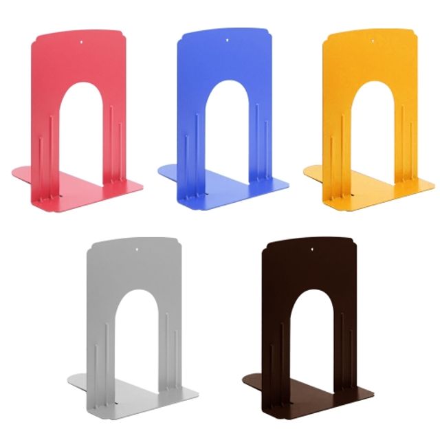 혜명몰 아카데미 북앤드 MB-110 특대 색상랜덤 2개입 / 200x215x250mm - 조 (1개입) 책상정리 책거치대 데