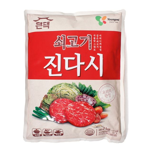 다양한 요리 조미료 진다시 쇠고기 진다시 2kg 6개