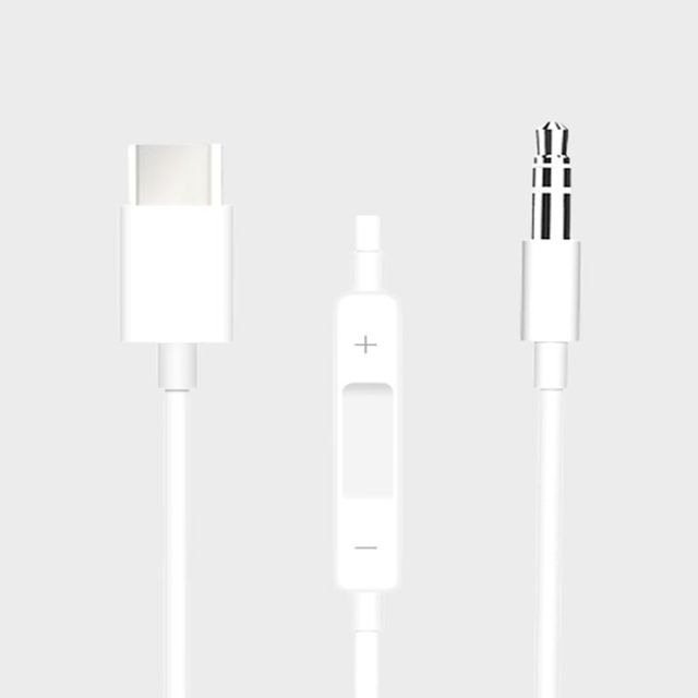 로건 베이직 C타입 옥스선 3.5mm AUX 케이블 볼륨조절