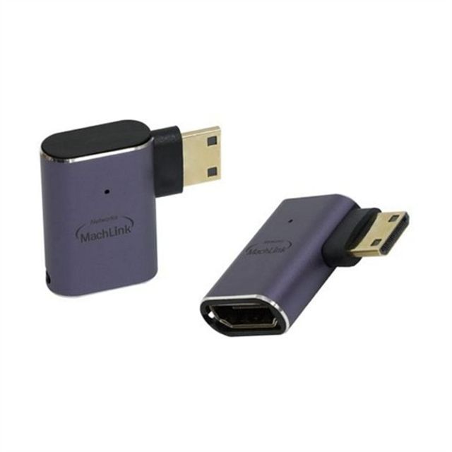 hdmi 젠더 hdmi 변환 젠더 고화질 디스플레이 ㄱ자 직각 커넥터 어댑터 케이블 보호 방향 우측 전환 포트
