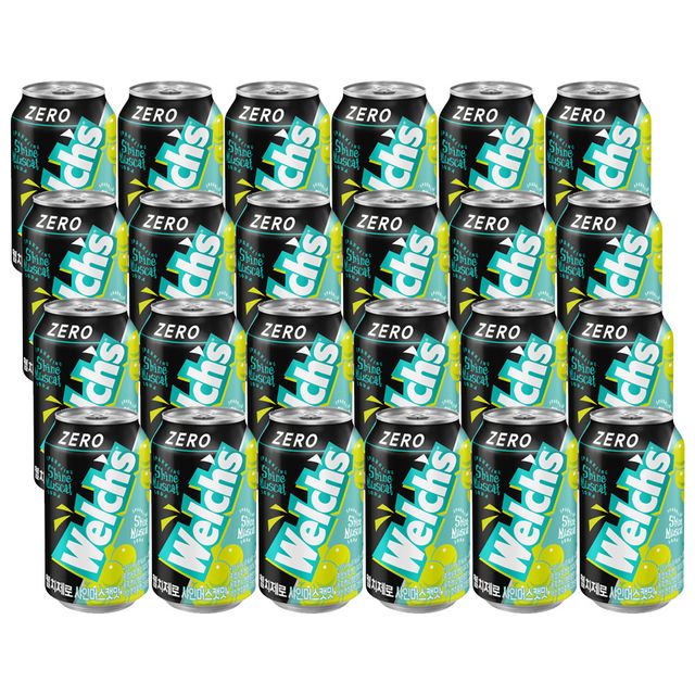 웰치스 제로 샤인머스켓 355ml 24입