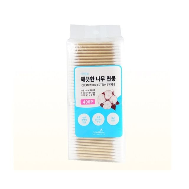 깨끗한나무면봉 400P 포리백 0UT