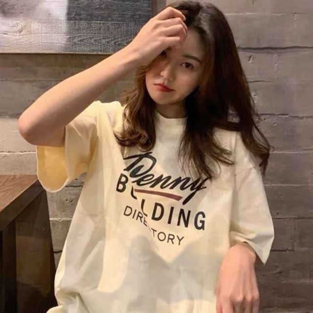 레트로 셔링티레이어드레트로티 반팔 여름티