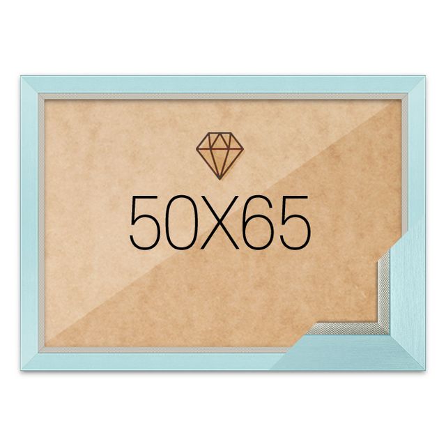 보석십자수액자 50x65 고급형 모던블루
