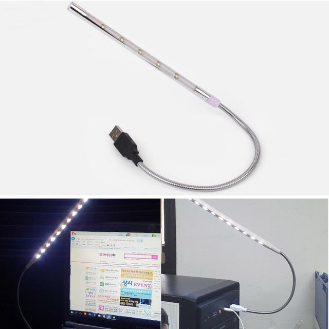 USB 라이트 책상등 노트북 책상 침대 LED