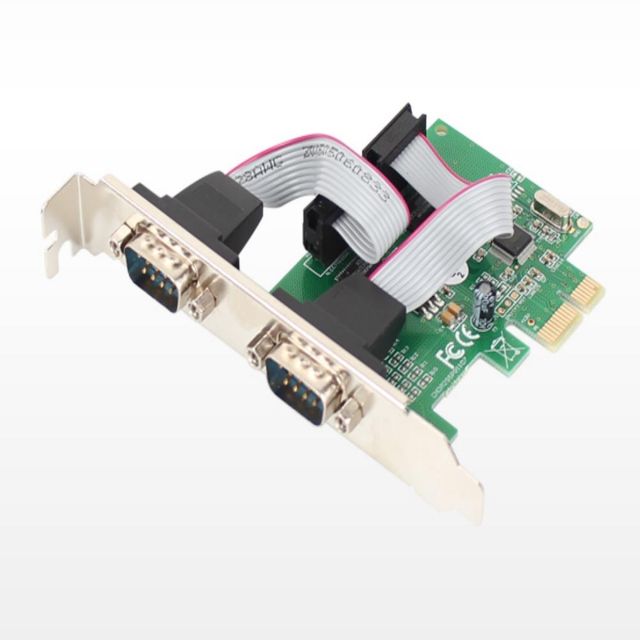 2포트 PCI 시리얼카드 RS232컨버터 산업용PC 시리얼통신 확장카드 RS232카드