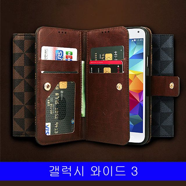BS 갤럭시 와이드3 루이스 멀티 다이어리 J737 케이스