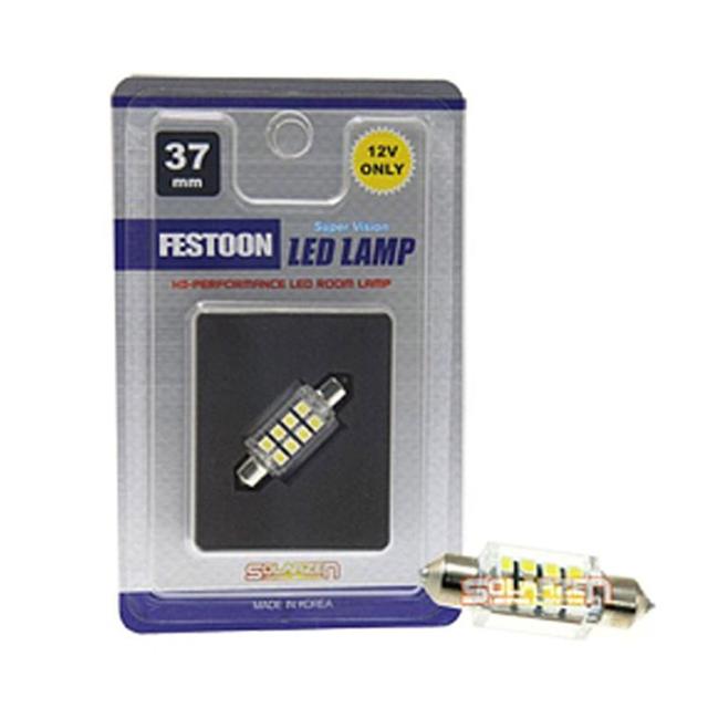 FESTOON 3528 8led 37mm 1P 자동차실내등 자동차램프