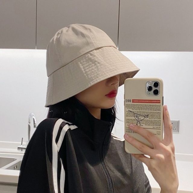 데일리 코튼 버킷햇 여자 여성 대두 여성버킷햇 데일