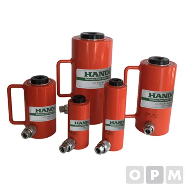 HANDO-PRO 유압작기 단동램-1b 10ton-100st HS-1010 - 대용량 유압 압력 작업기