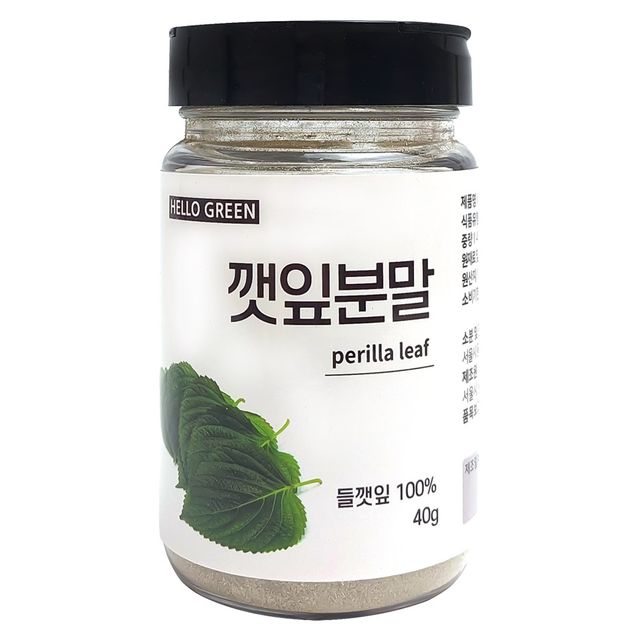 헬로우그린 깻잎 분말 40g(통)