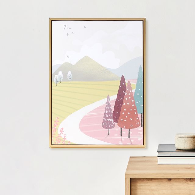 감성 일러스트 캔버스 액자 풍경 그림 인테리어 북유