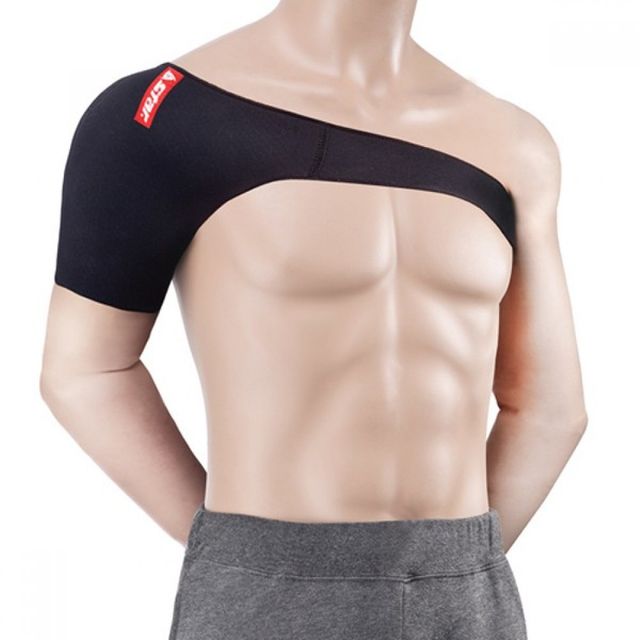 어깨 안정 보온 패드 검정
