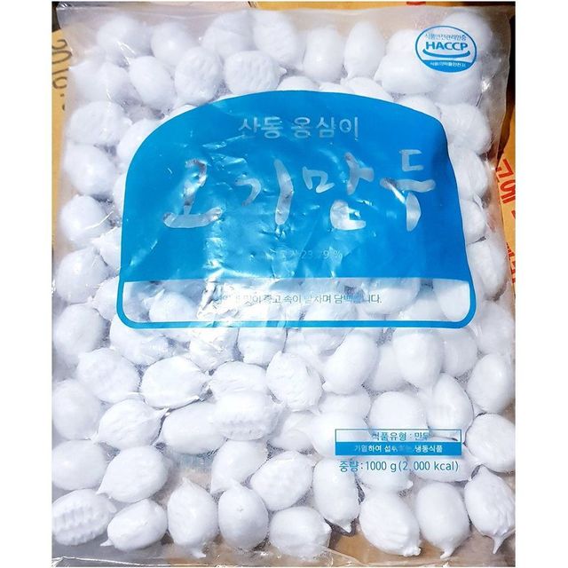 업소용 식당 식자재 재료 나래 옹심이만두 1kg X10