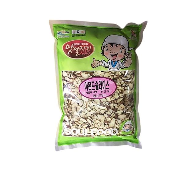 식자재 식재료 도매 아몬드 슬 맛깔 1Kg 1개