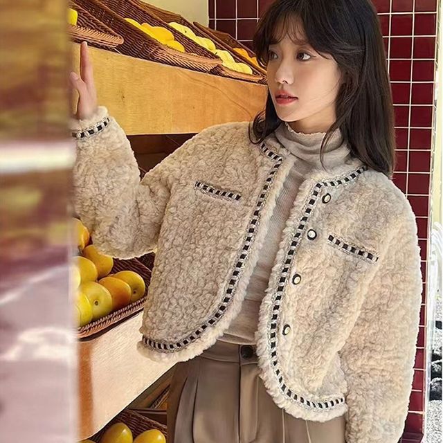 밍크 퍼자켓 숏, 여성 봄 간절기 코디 자켓