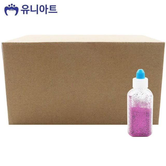 메탈 반짝이 가루 진분홍 20개입 미술놀이 재료