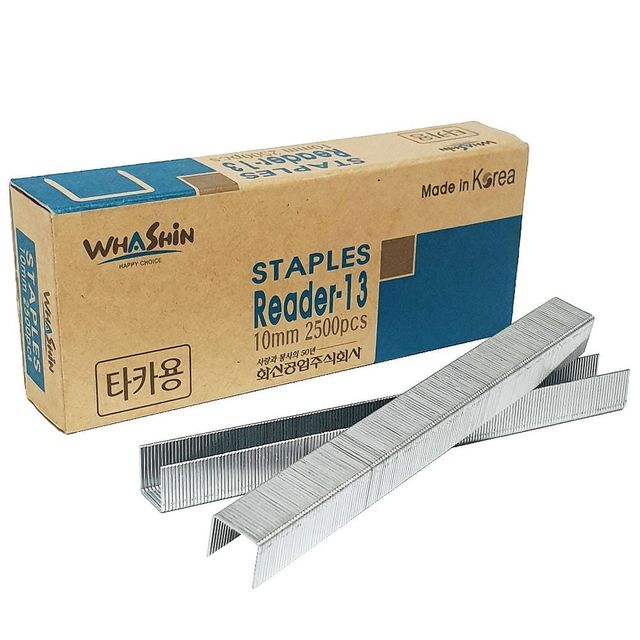 철심 타카심 호치키스침 건타카 스테이플심 10mm 2500pcs