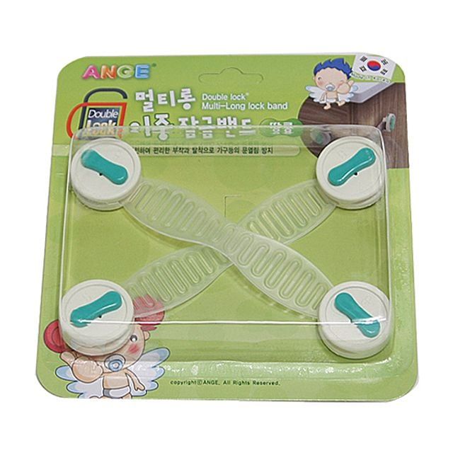 멀티롱 이중잠금 밴드 2개 세트 땅콩 잠금장치 포함