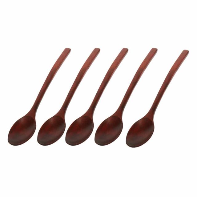 옻칠 숟가락 5P 옻칠나무수저 수저