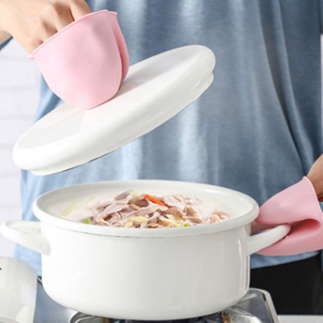 실리콘 냄비집게 깜찍한 오븐용 손가락글러브 주방장