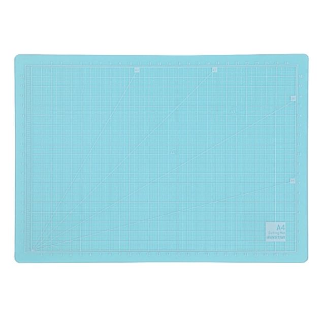 혜명몰 윈스타)반투명커팅매트(PVC/A1/블루) 열전사지 컷팅매트 커팅플로터 재단매트 책상고무매트